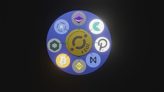 Crypto Plate Made in Blender