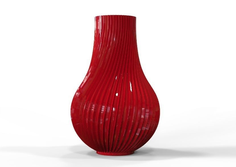 Flower Vase 3D model 3D printable | CGTrader