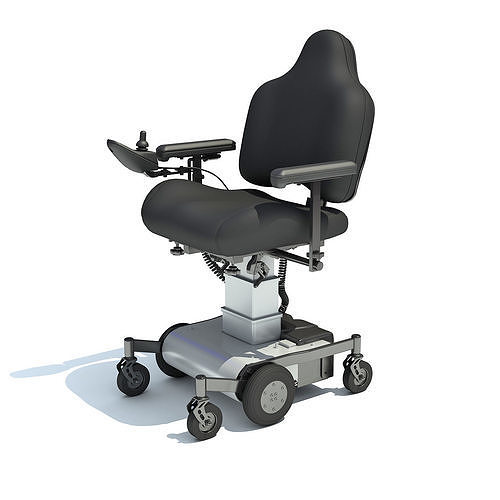 Electric Wheelchair 3D model