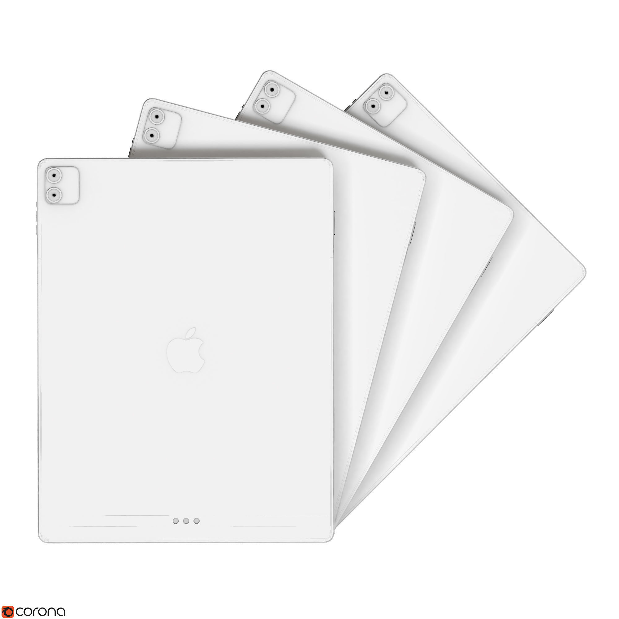 iPad PRO 2021 all colors Computer Tablet 3D model CGTrader