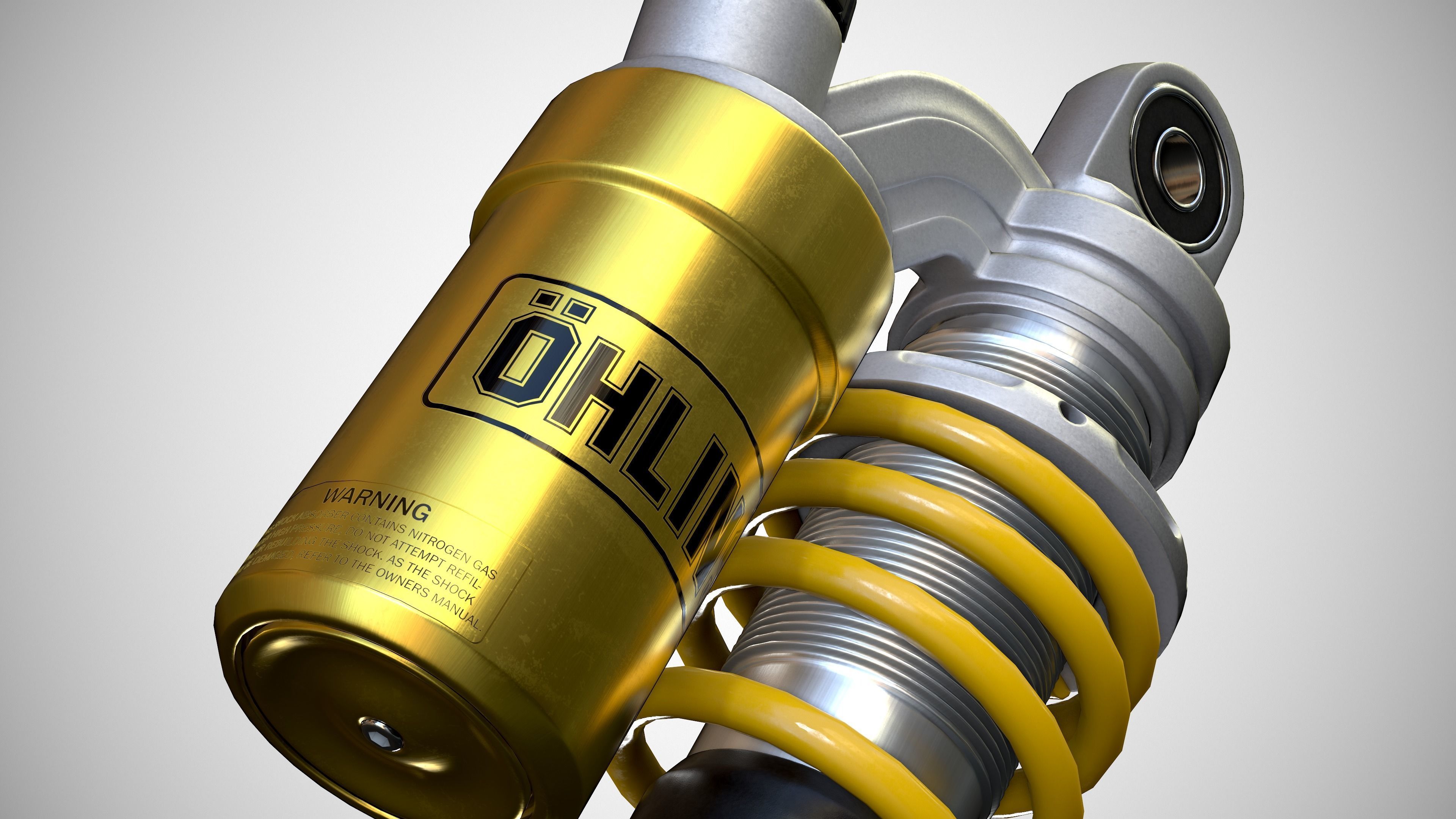 Ohlins Suspension 3D model CGTrader