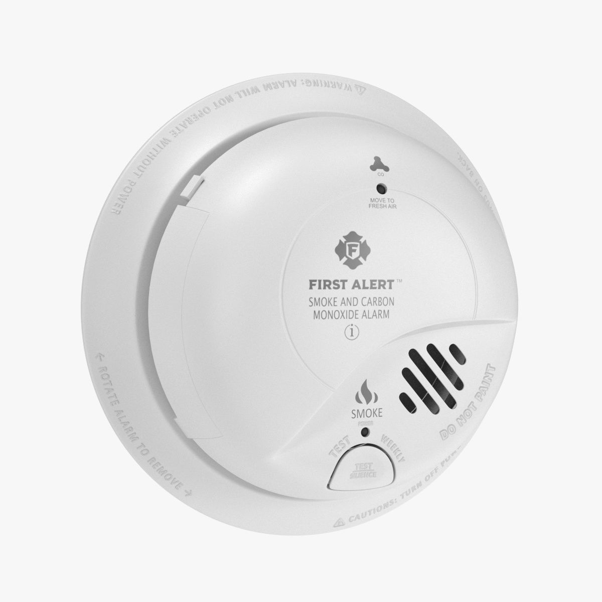 FIRST ALERT Smoke and Carbon Monoxide CO Detector 3D model CGTrader