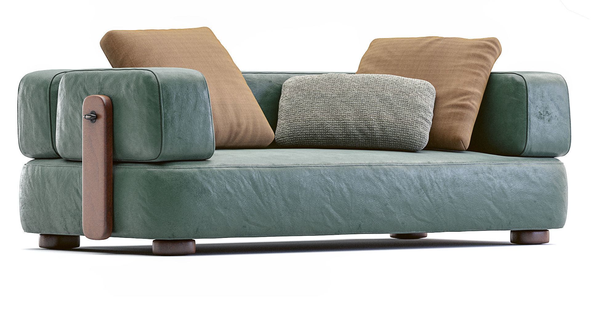 Leather Sofa Florida By Minotti 1 3D model CGTrader