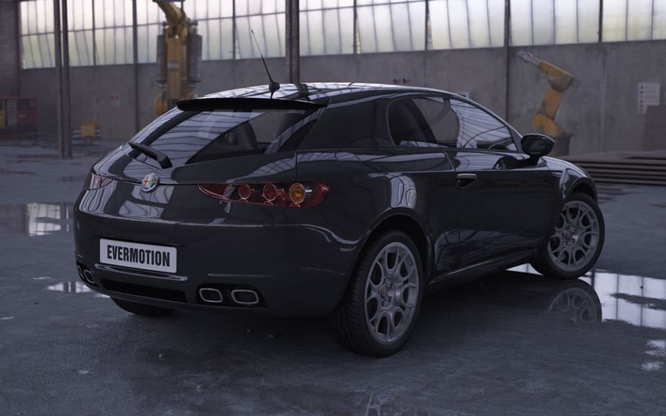 Alfa Romeo Brera 3D model