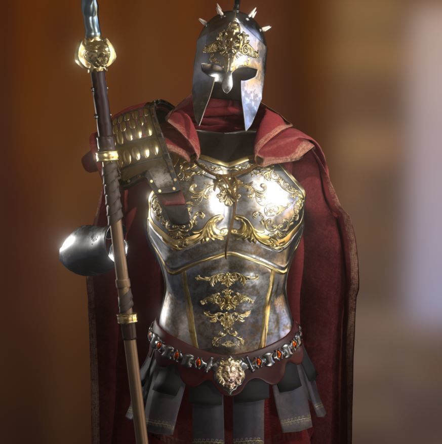 Lionis Spartan Armor 3D model | CGTrader