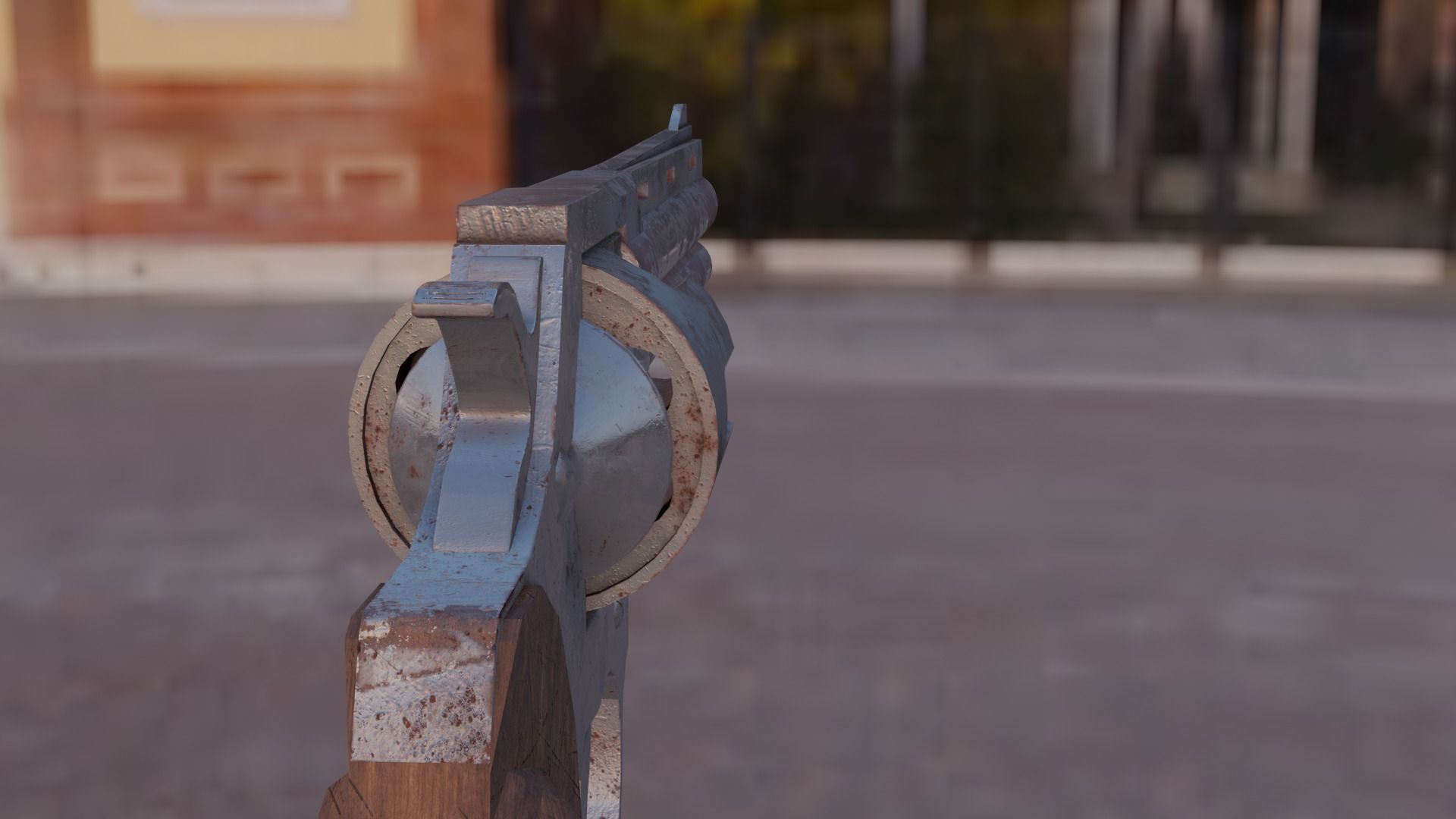 3D model Rusty Old Colt Python 357 mag Revolver VR / AR / low-poly ...