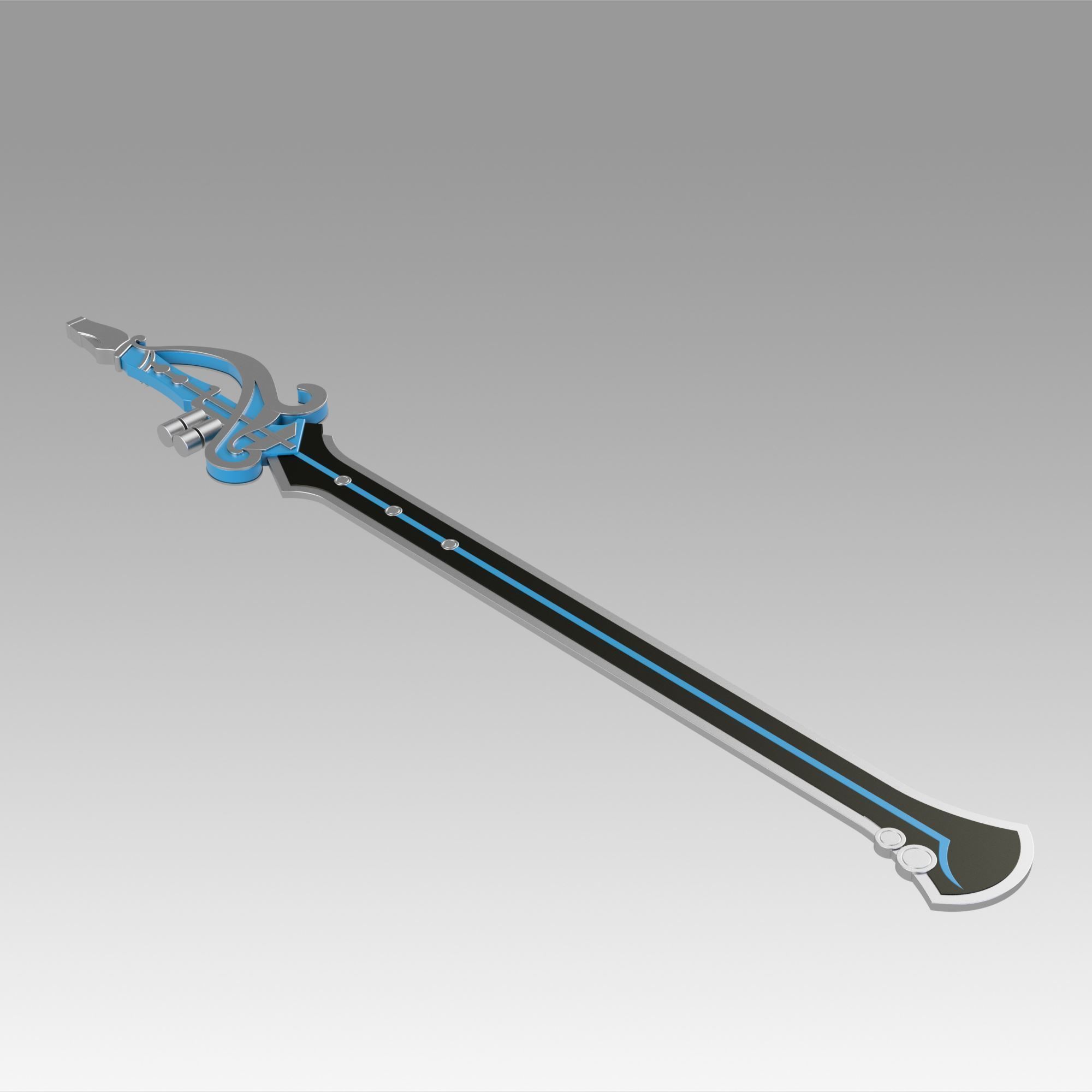 Genshin Impact Kaeya Traveler Jean Keqing The Flute Sword 3D model 3D