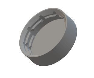 Threaded Container 3D model 3D printable | CGTrader