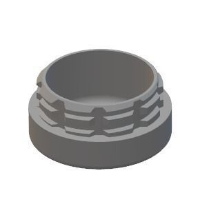 Threaded Container 3D model 3D printable | CGTrader