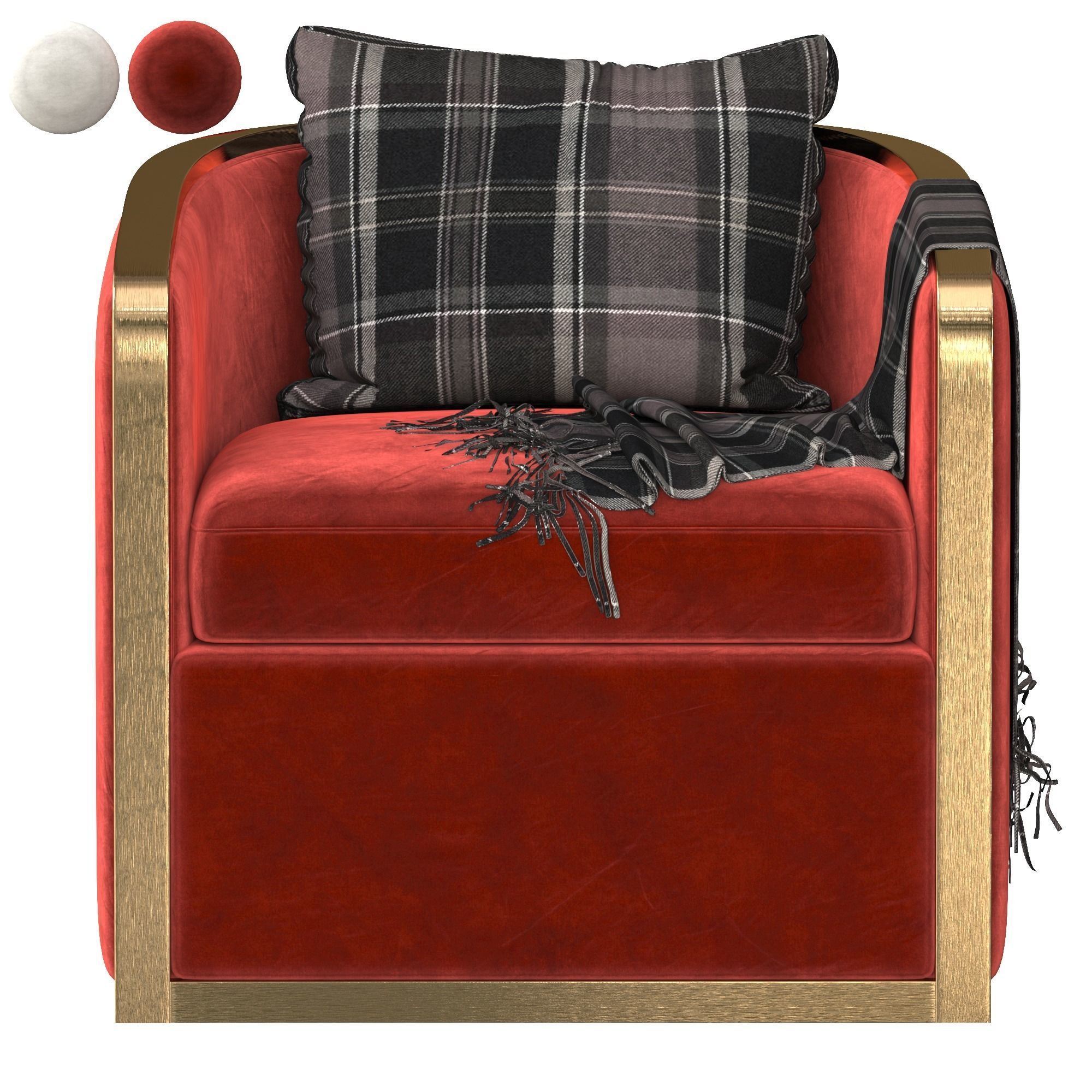 recessed arm 3D model CGTrader