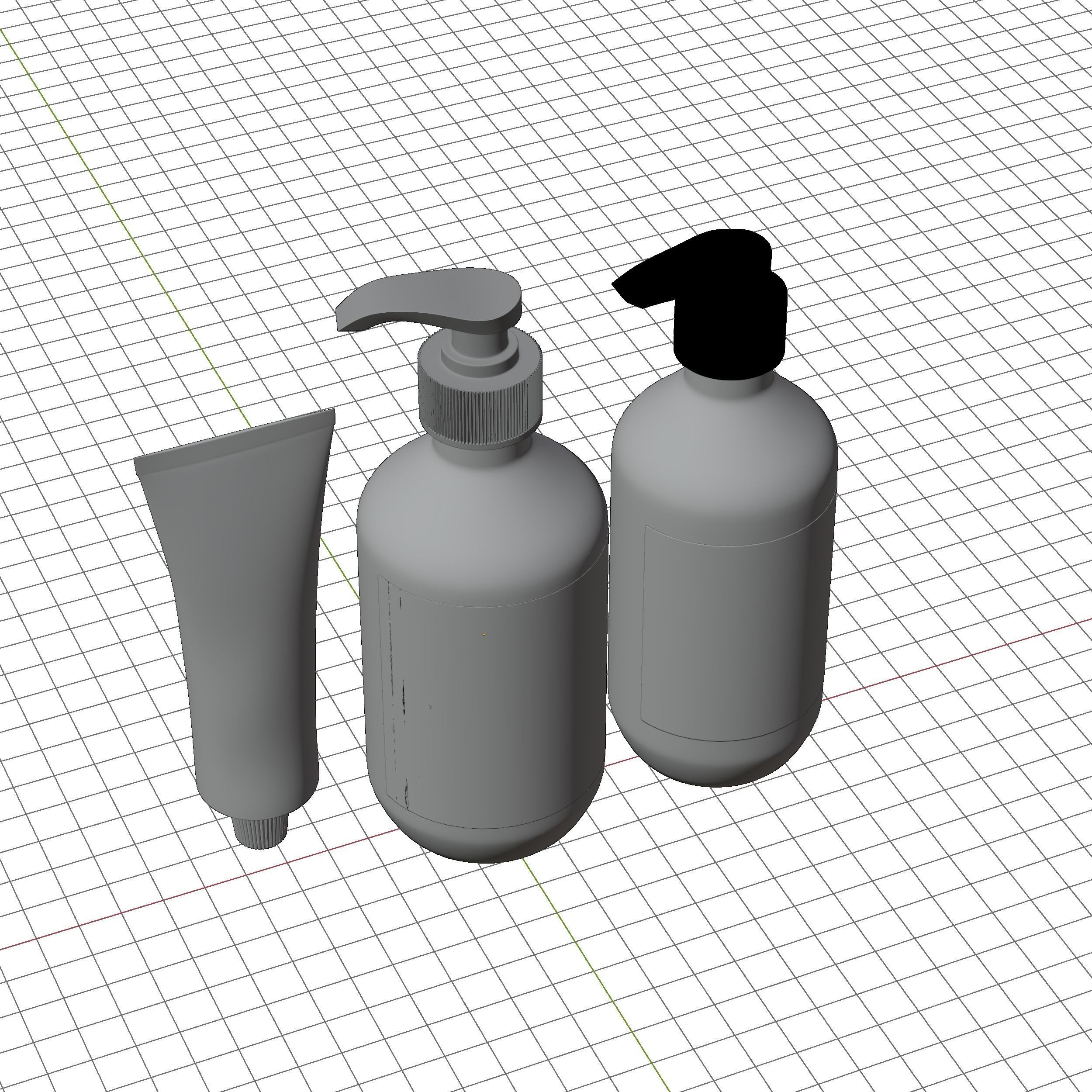 3D model Aesop Bundle Bathroom Essentials Hybris Large VR / AR / low ...