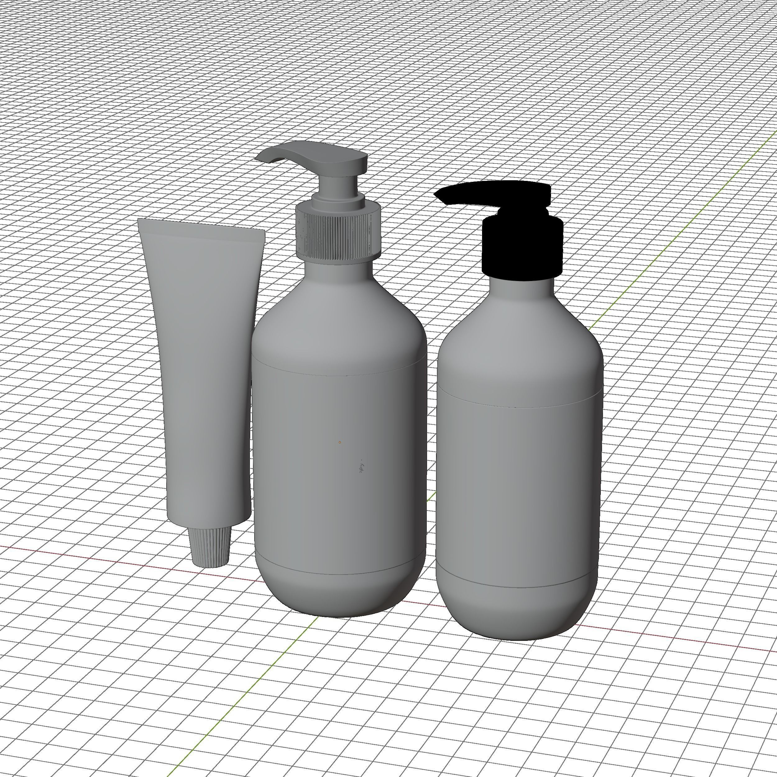 3D model Aesop Bundle Bathroom Essentials Hybris Large VR / AR / low ...