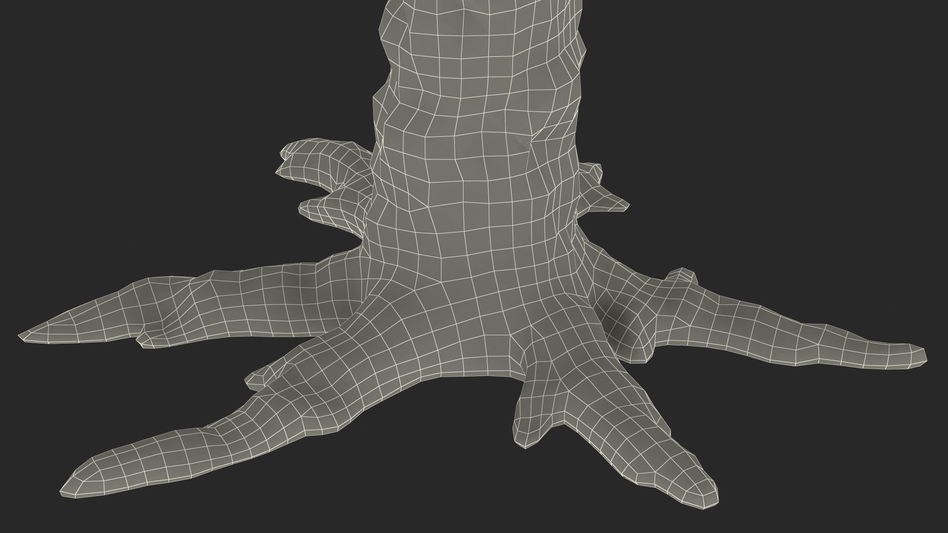 Big Naked Dragon Tree 3D model | CGTrader