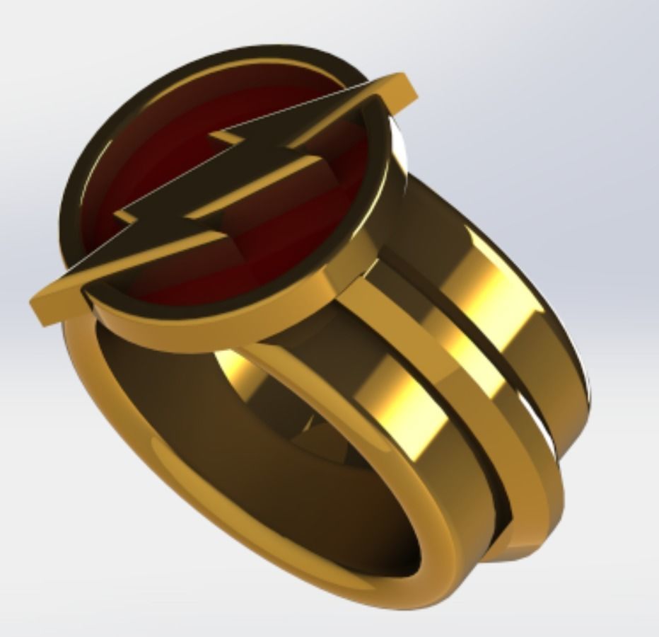 Flash ring 3D model 3D printable CGTrader