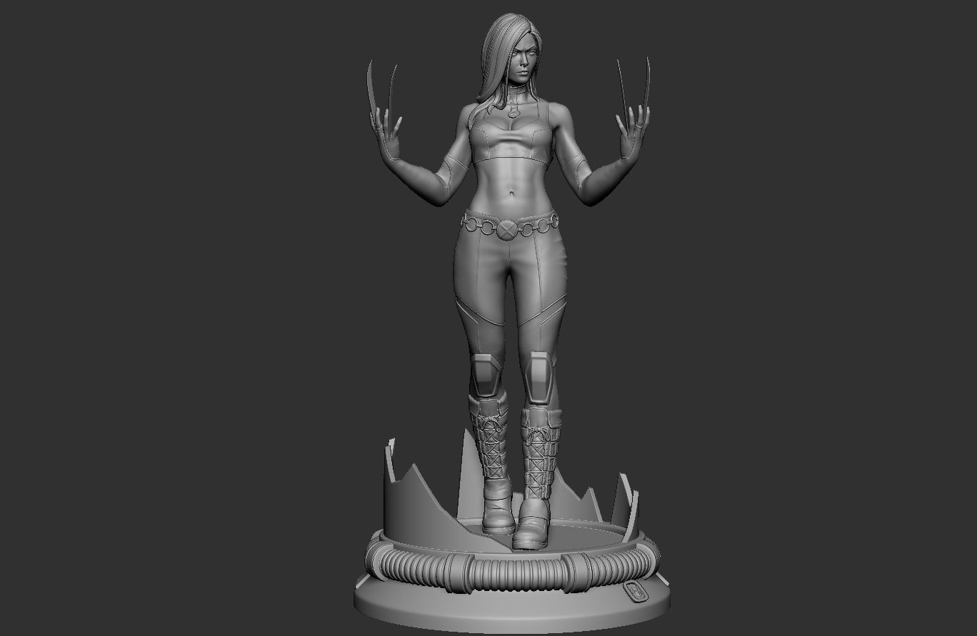 X23 Statue Figure 3D model 3D printable CGTrader