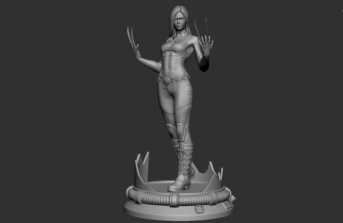 X23 Statue Figure 3D model 3D printable CGTrader