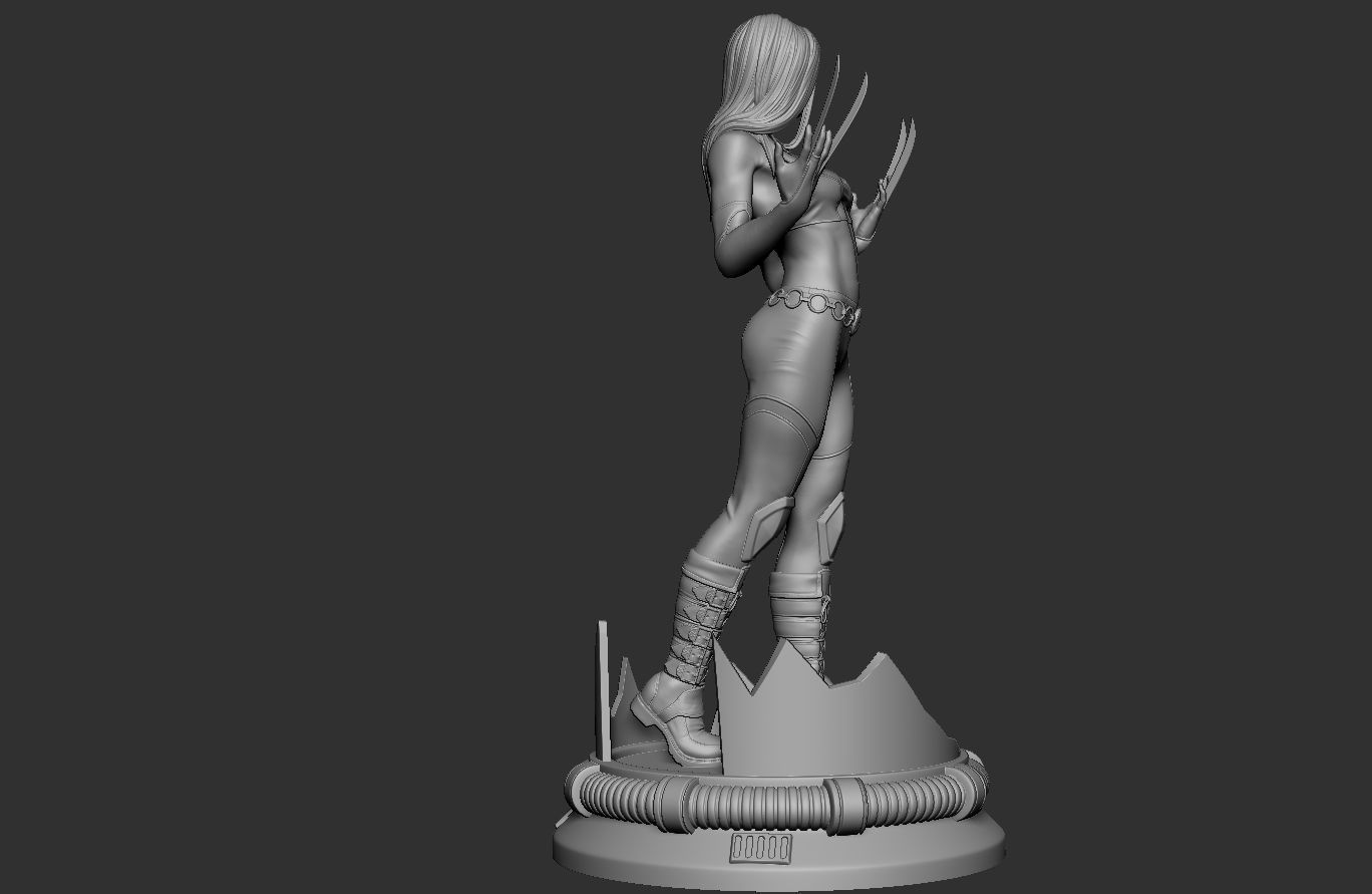 X23 Statue Figure 3D model 3D printable CGTrader