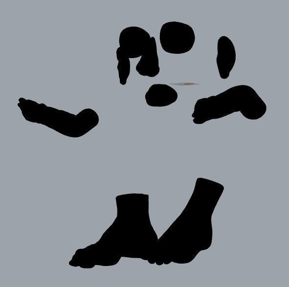 human body parts 3D model 3D printable | CGTrader