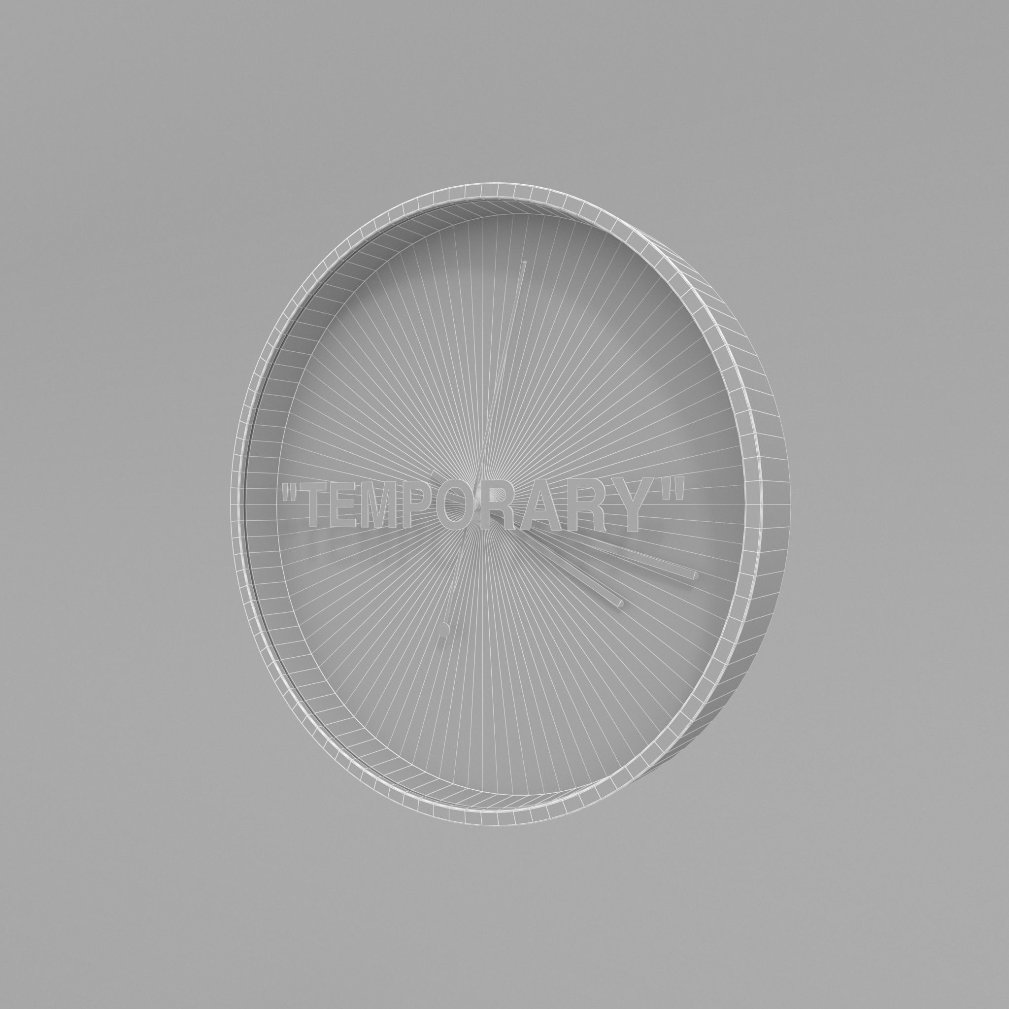 Horloge Murale Virgil Abloh X IKEA Markerad Temporary – Blanc, 42 Cm, Design Contemporain – Neuve Sous Emballage