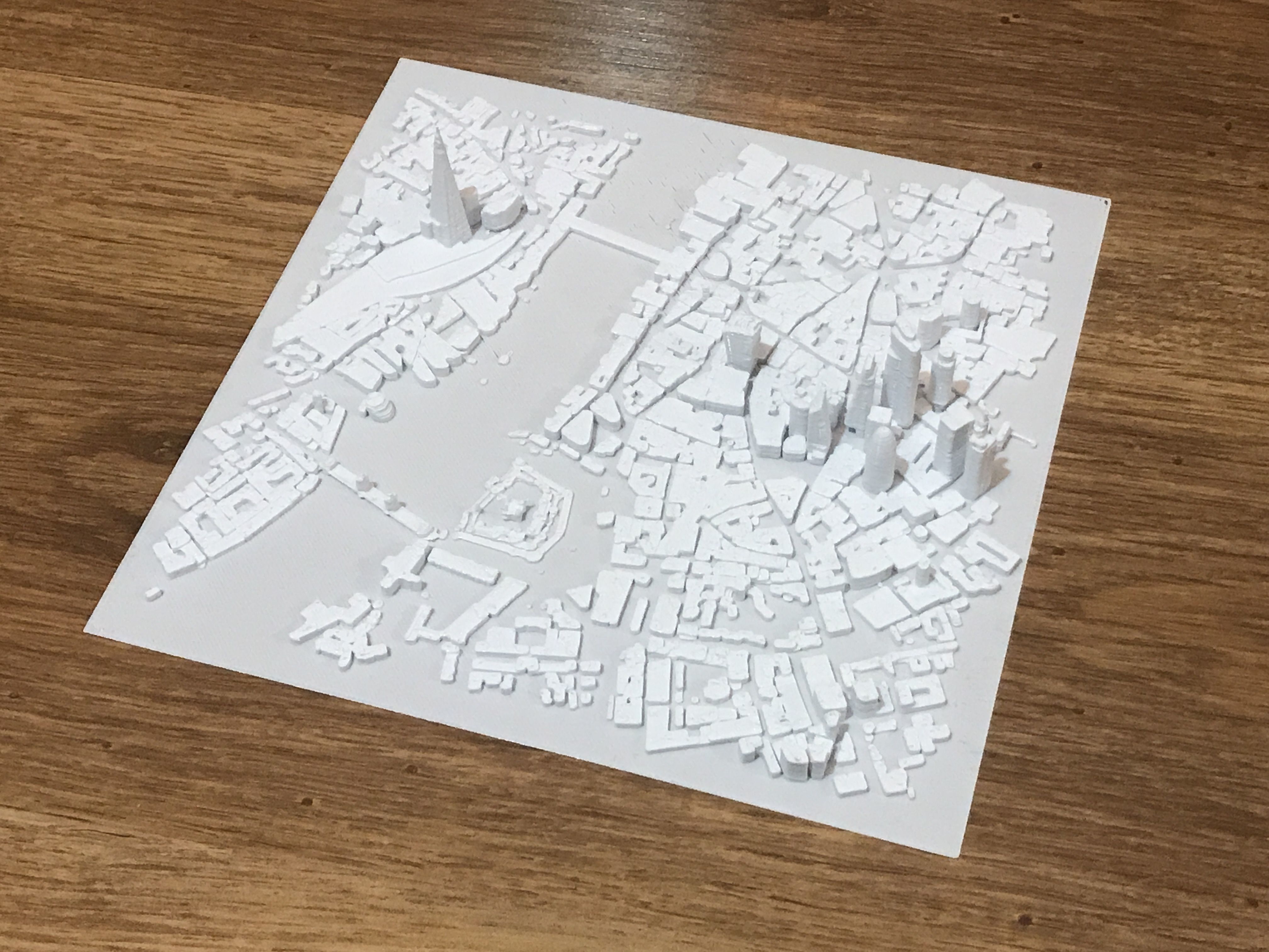 LONDON CITY - Miniature 3D Map 3D model 3D printable | CGTrader