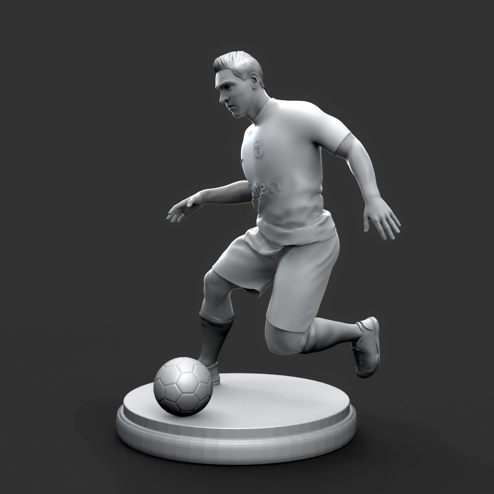 FootBall Player 3D Printable Free free 3D model 3D printable CGTrader