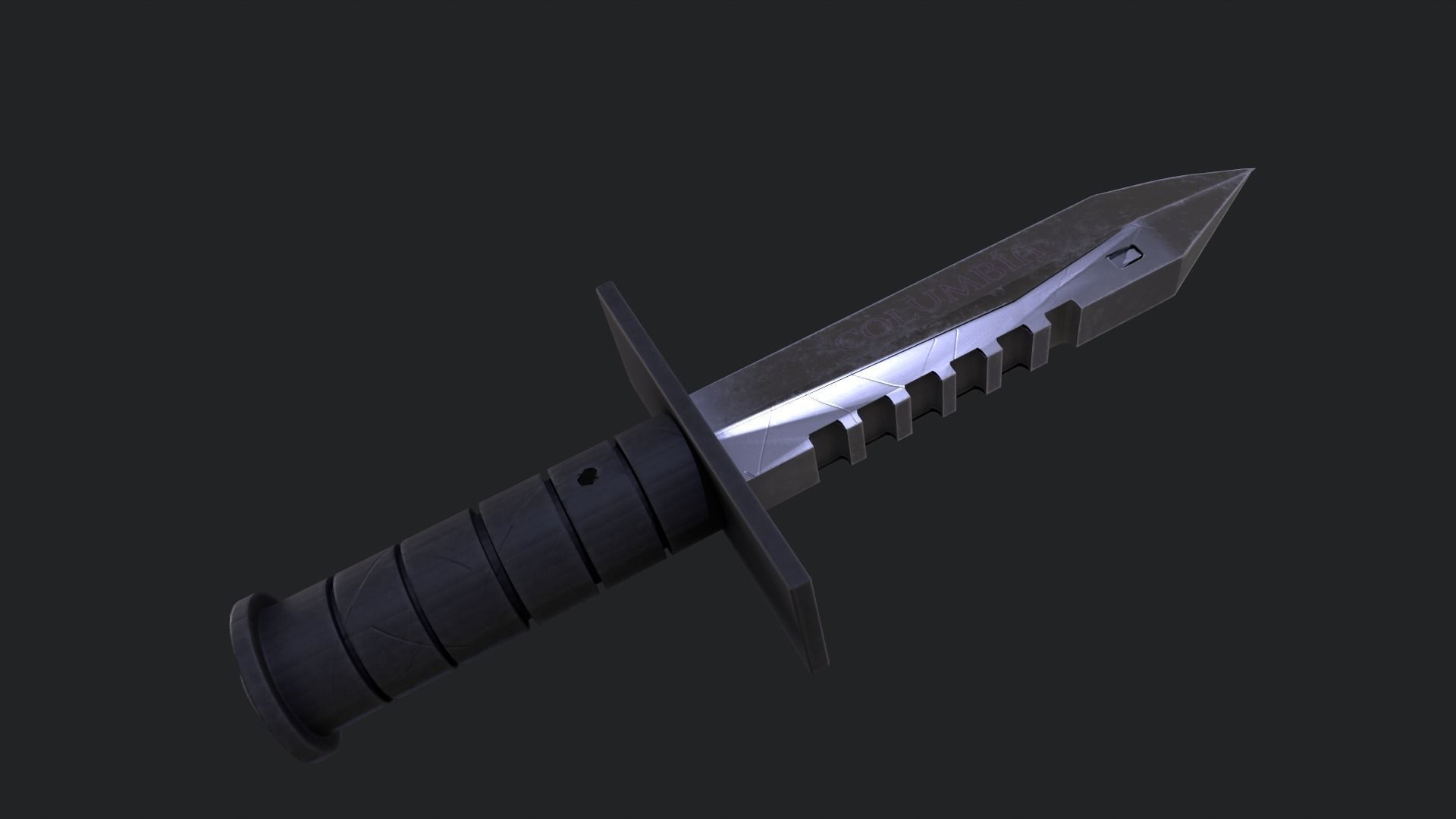 3D model 3D CsGo Bayonet Knife VR / AR / low-poly | CGTrader