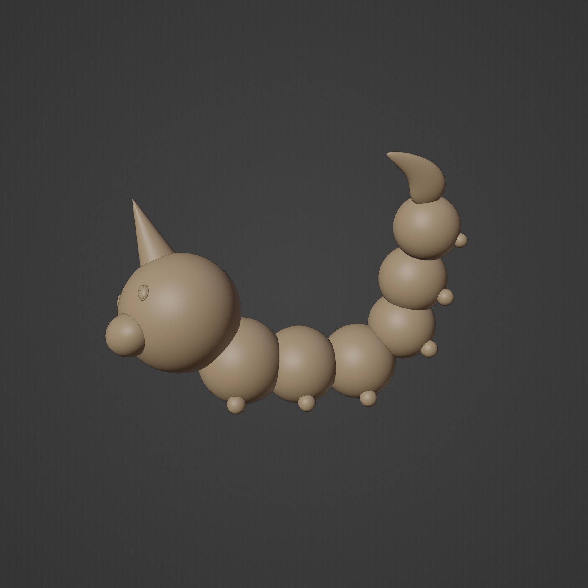 Pokemon Weedle 3D model 3D printable | CGTrader