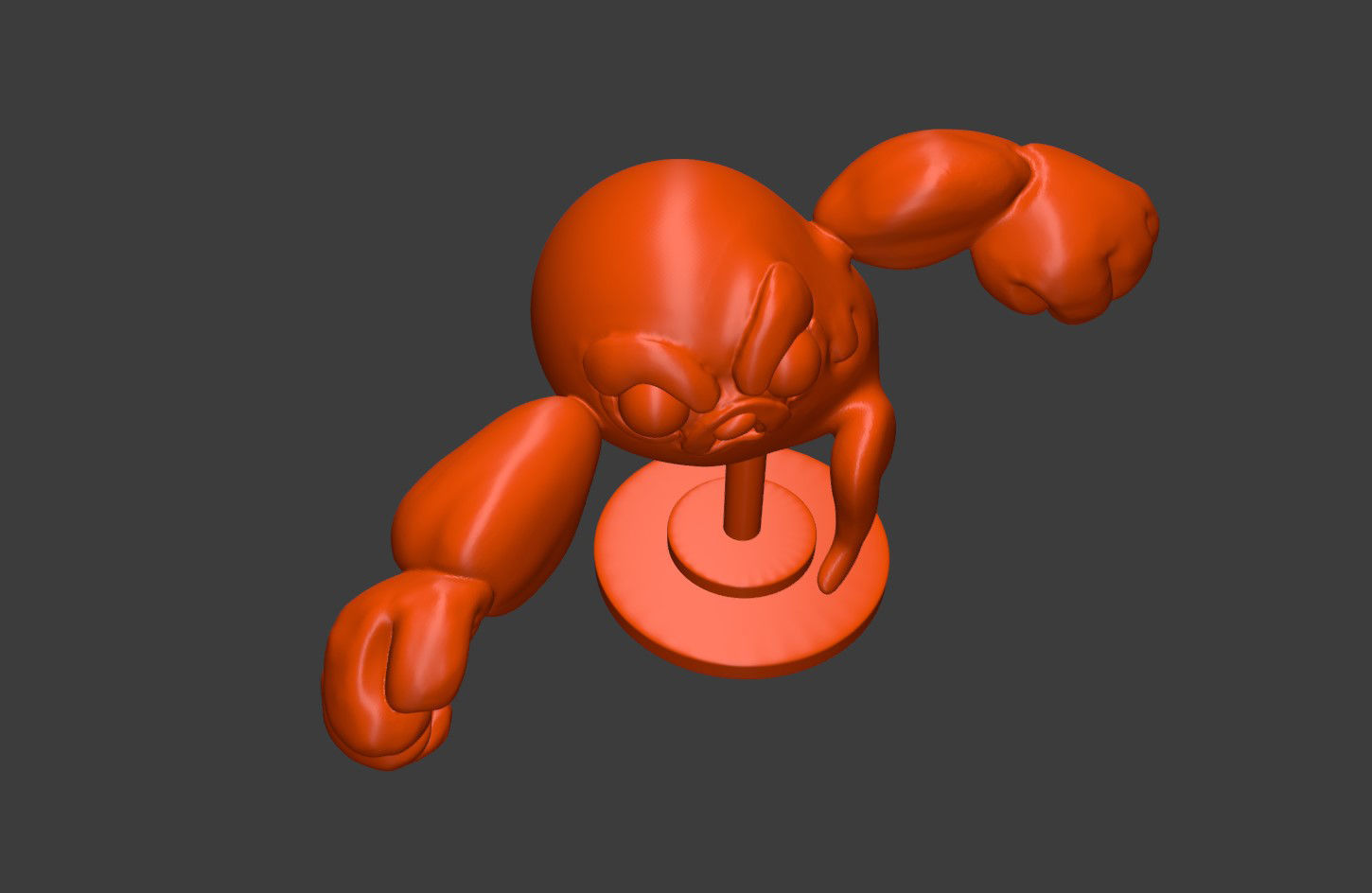Jake Fighter Brawhalla 3D model 3D printable CGTrader
