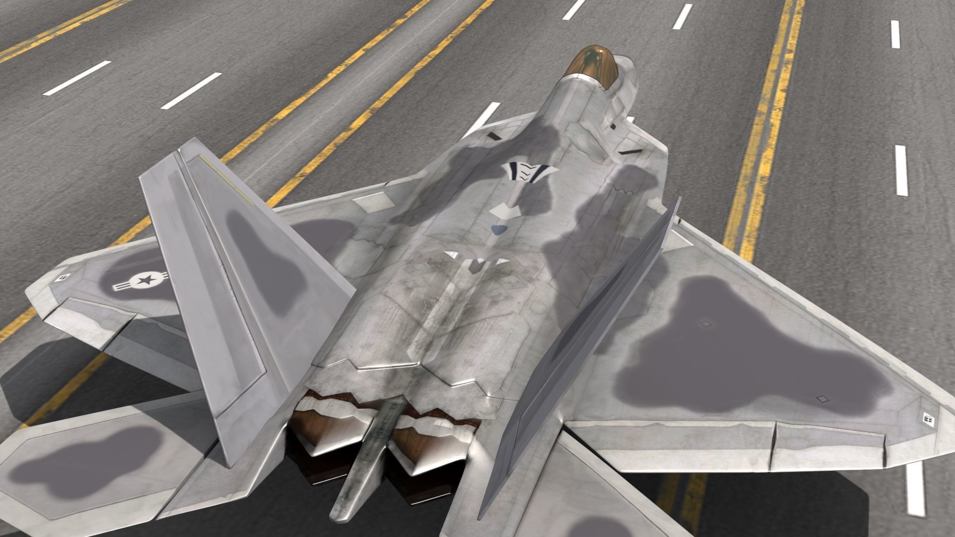 Like Real F 22 Raptor 3d model 3D model animated rigged | CGTrader