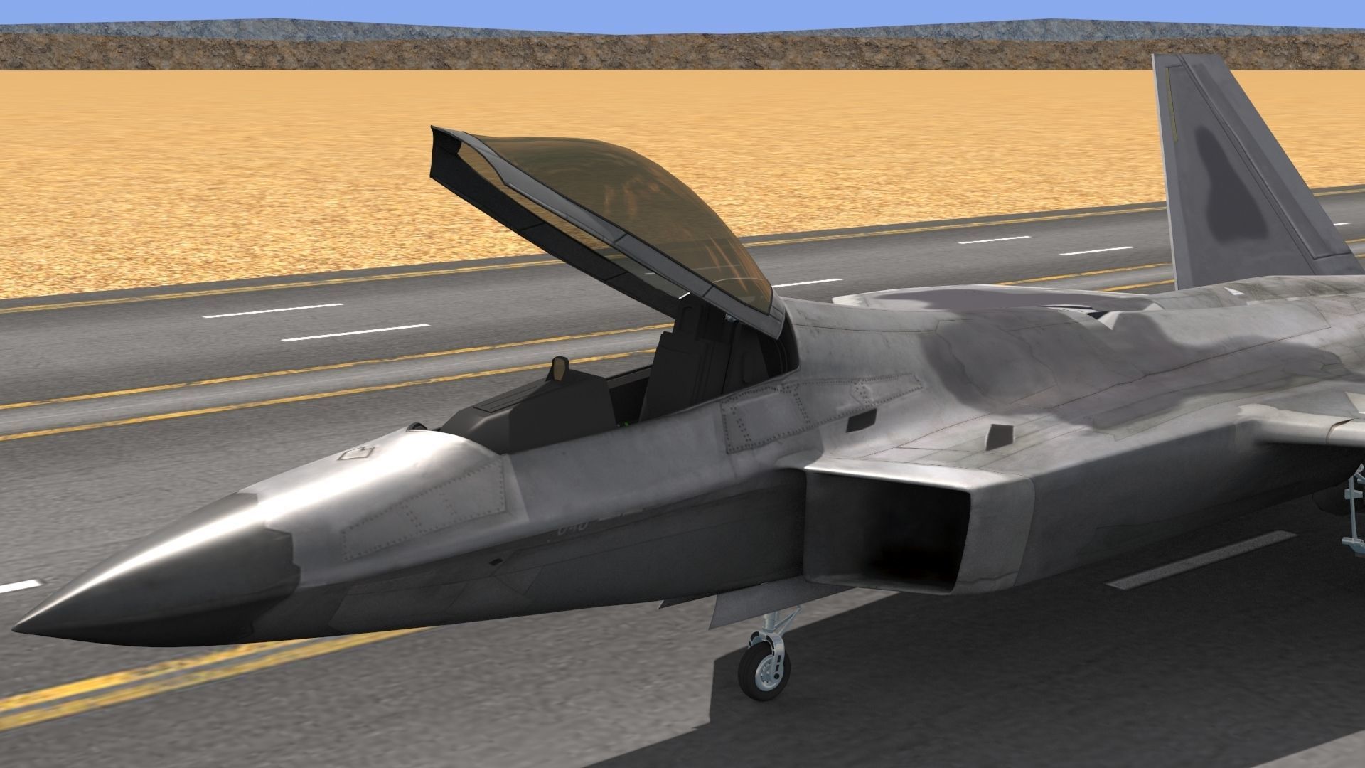 Like Real F 22 Raptor 3d model 3D model animated rigged | CGTrader