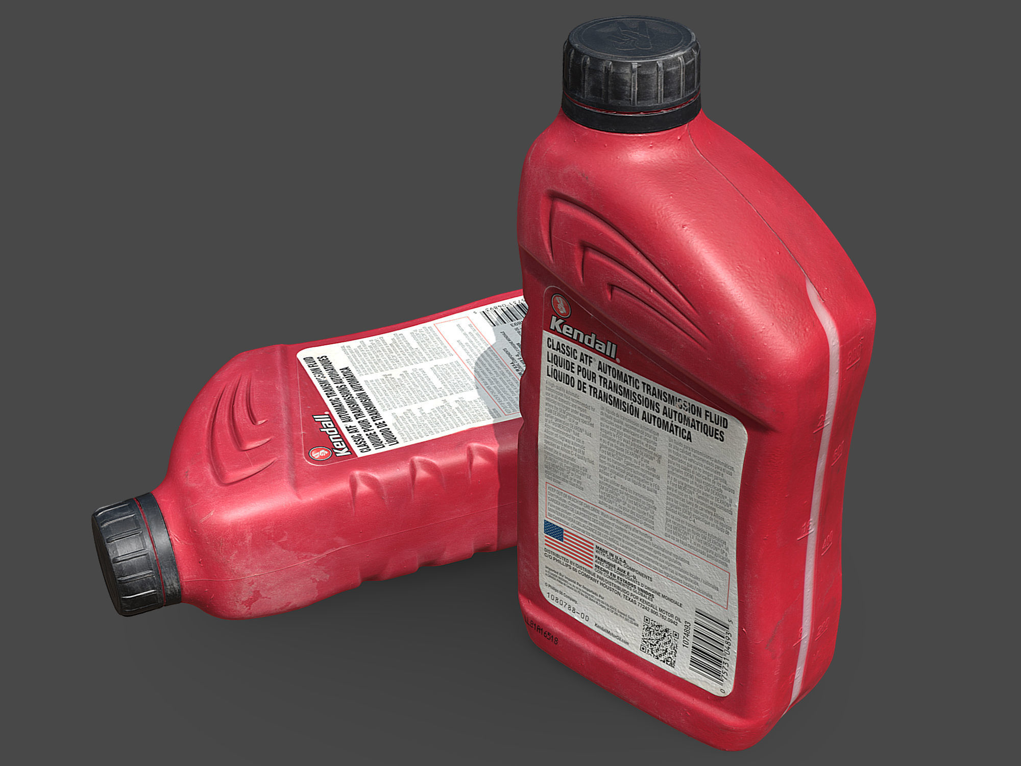 Transmission Fluid Bottle 3D model CGTrader