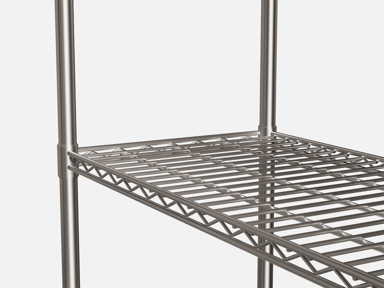 industrial wire rack 3D model CGTrader
