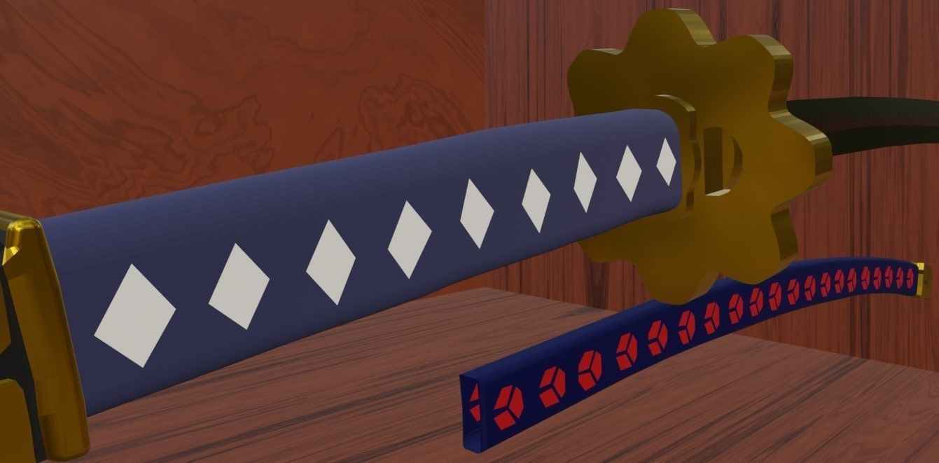 3D model One Piece - Shusui - Zoro sword VR / AR / low-poly | CGTrader