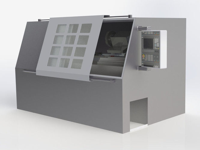 2 Axis CNC machine free 3D model