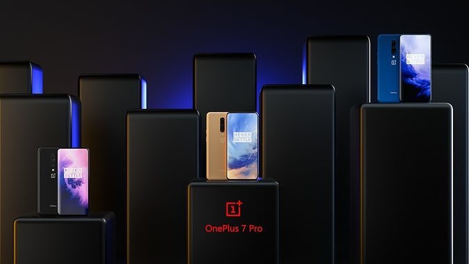 OnePlus 7Pro cell phone 3D model