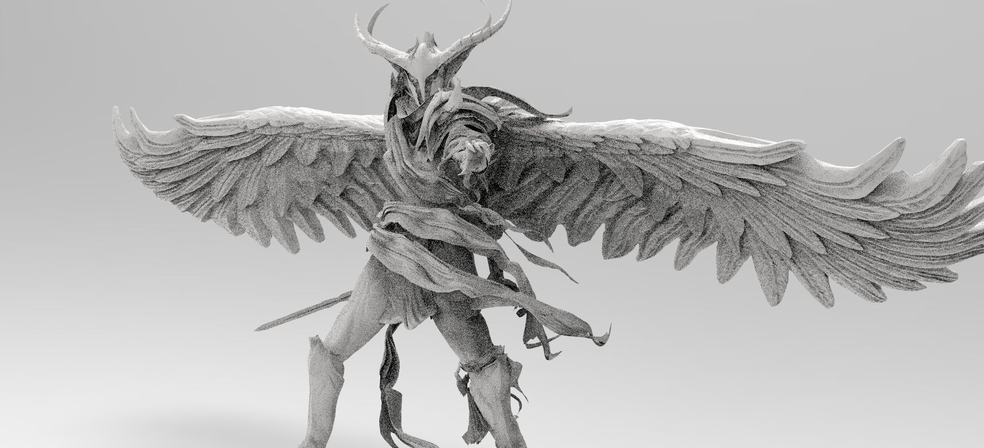 Angel warrior Stylized 3D model | CGTrader