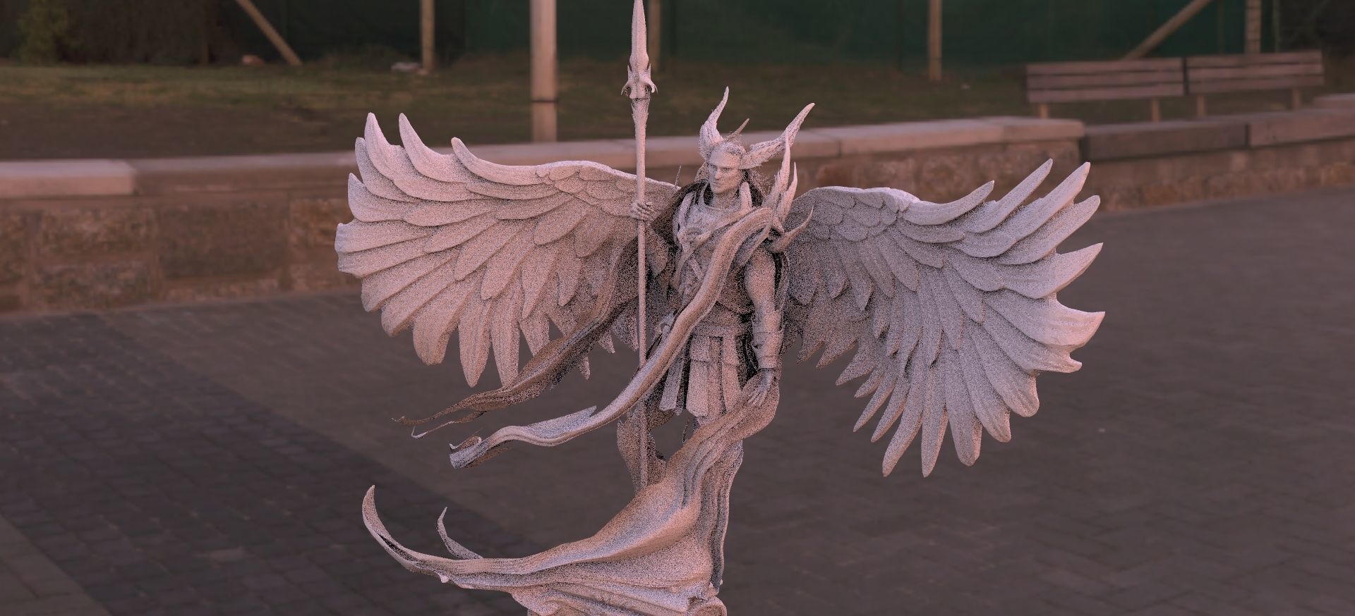 Angel warrior Stylized collection 3 3D model | CGTrader