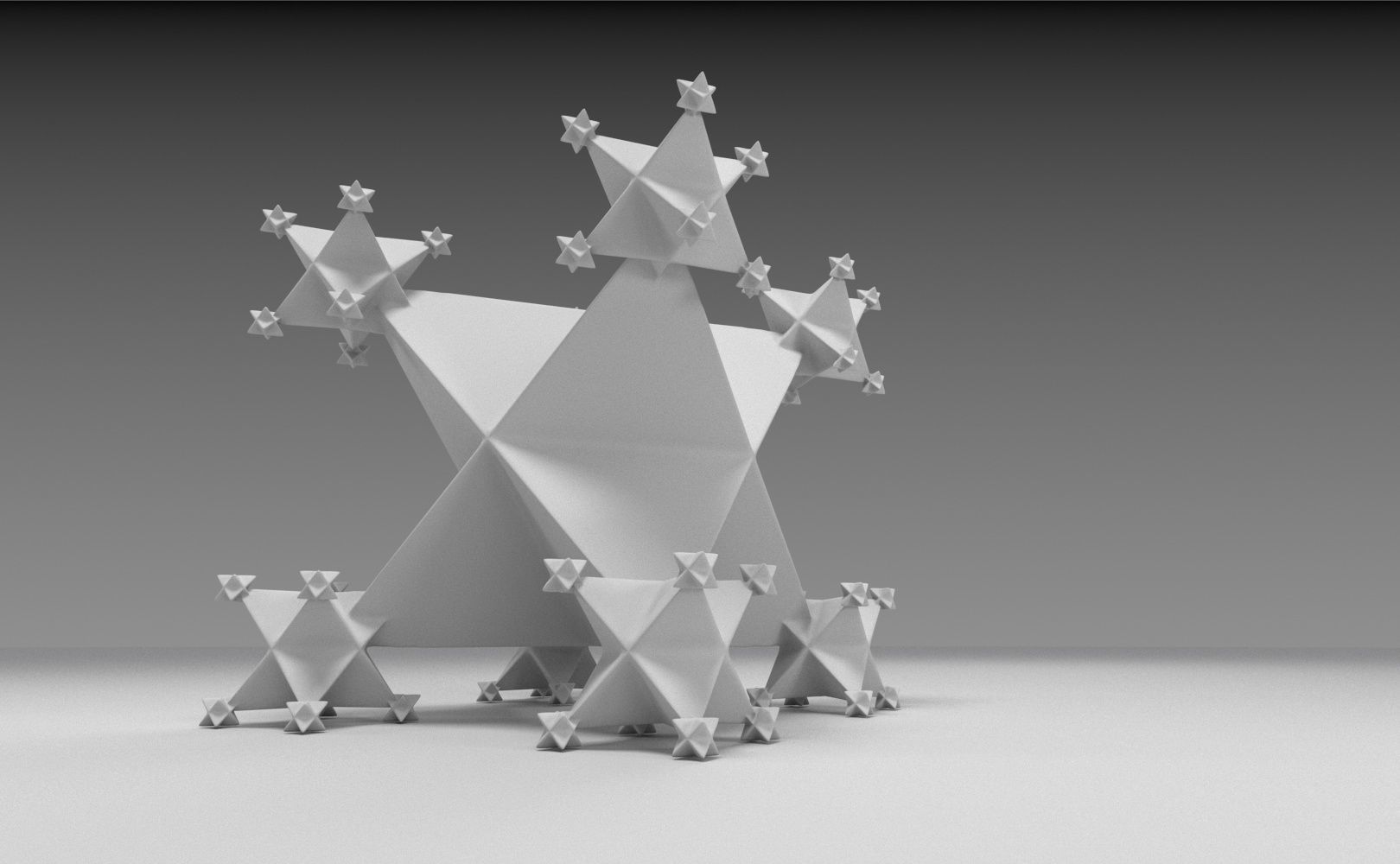 Tetrahedron Star 3D model 3D printable | CGTrader