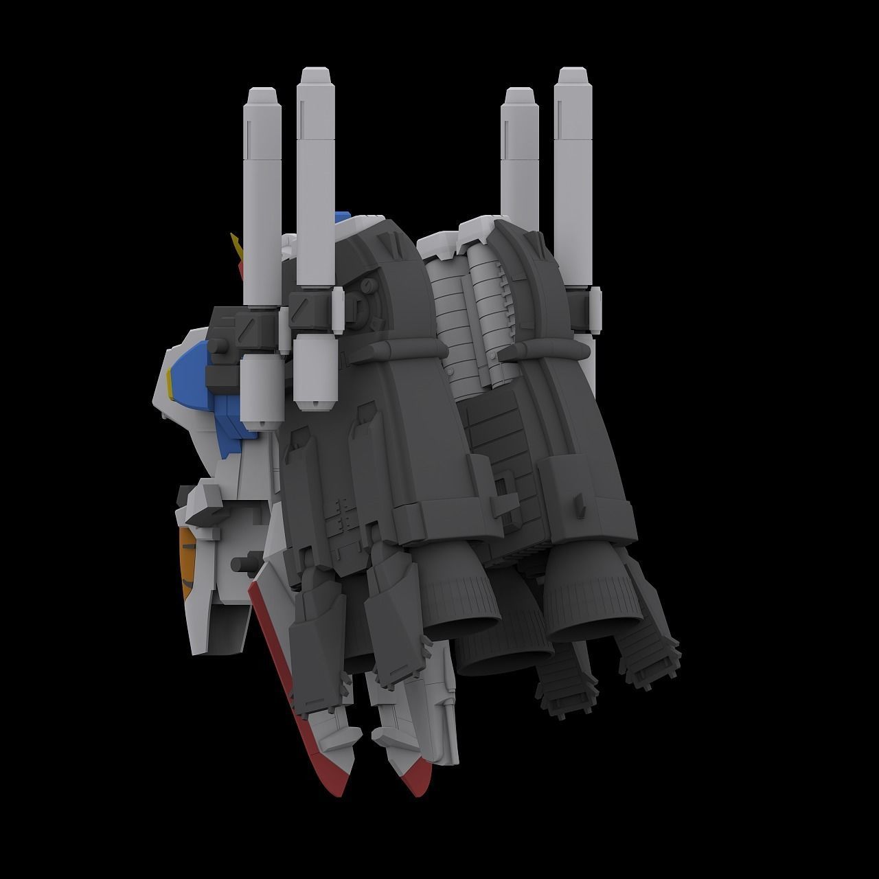 MSA-0011 Ex-S Gundam s MG HG 3D model | CGTrader