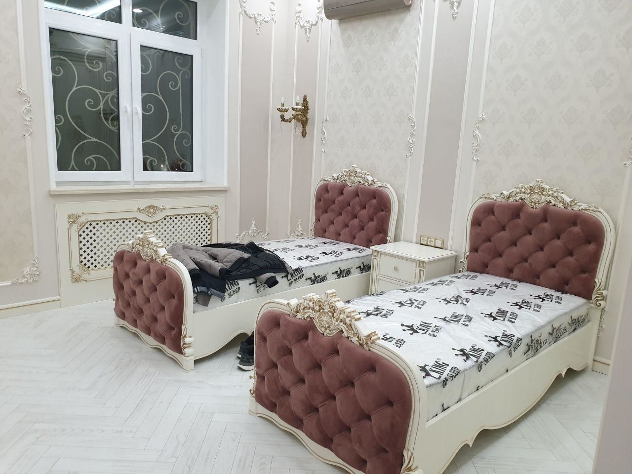 single bed headboard and footboard 3D model CGTrader