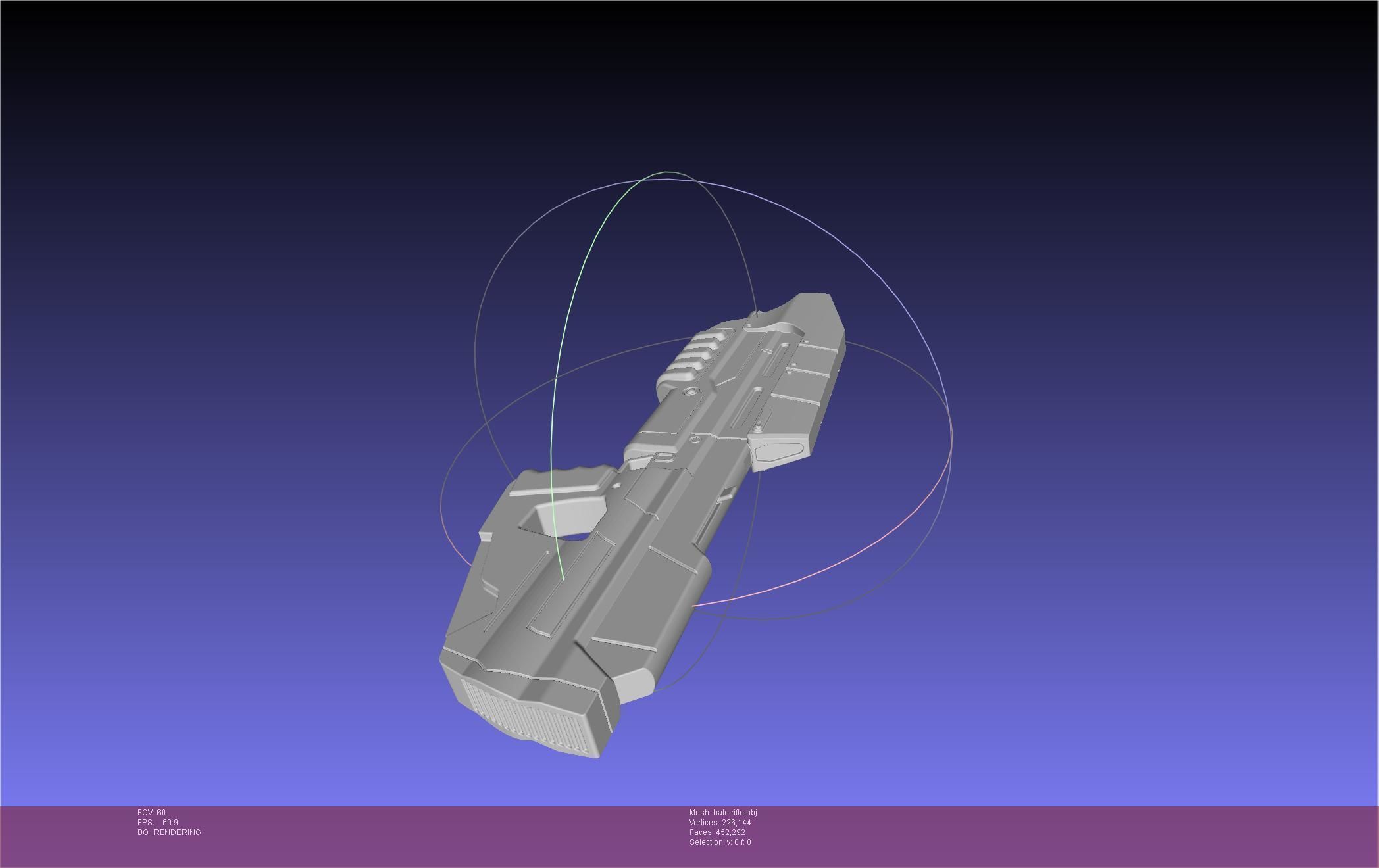HALO Assault Rifle MA5B Basic Model 3D model | CGTrader