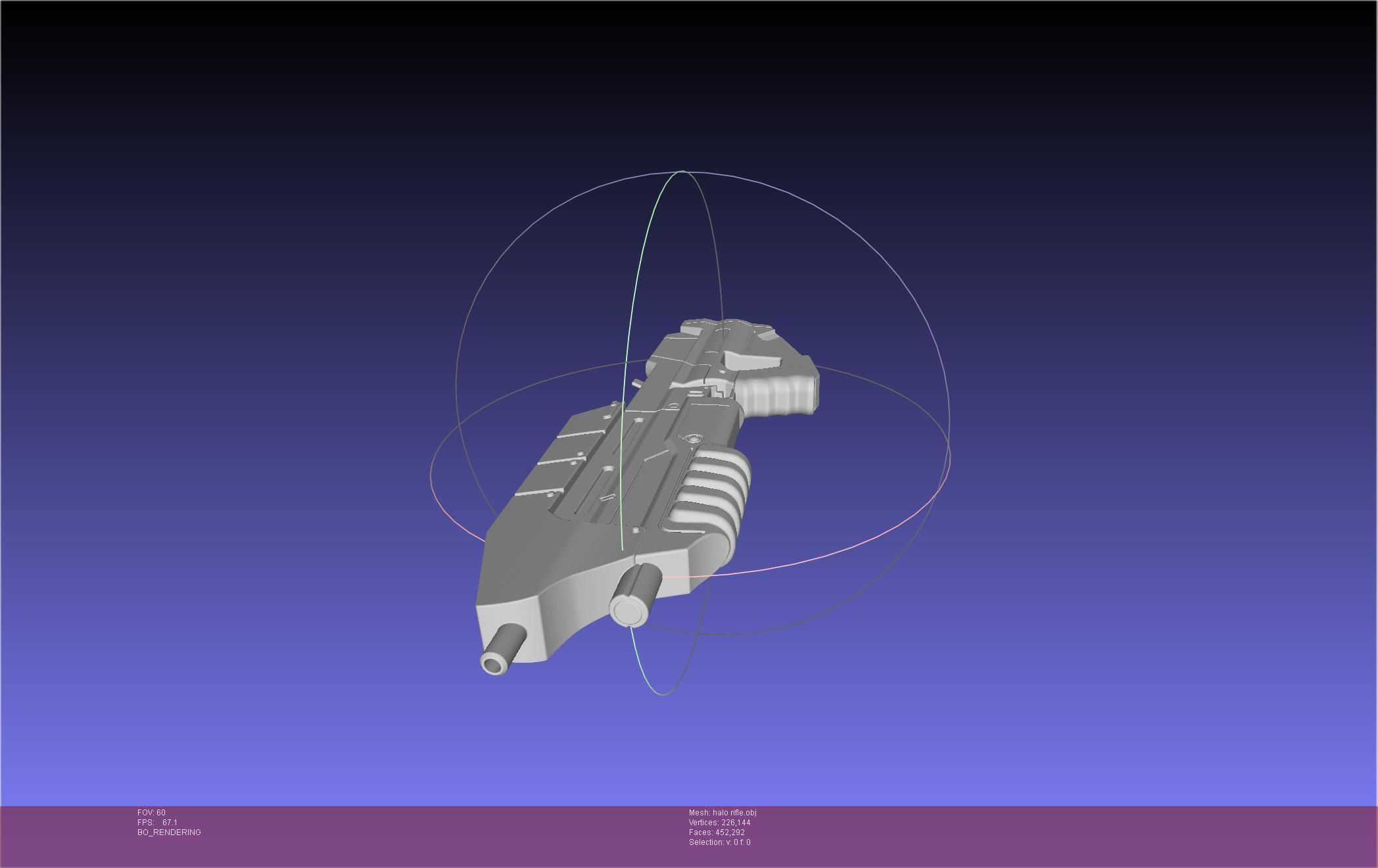 HALO Assault Rifle MA5B Basic Model 3D model | CGTrader