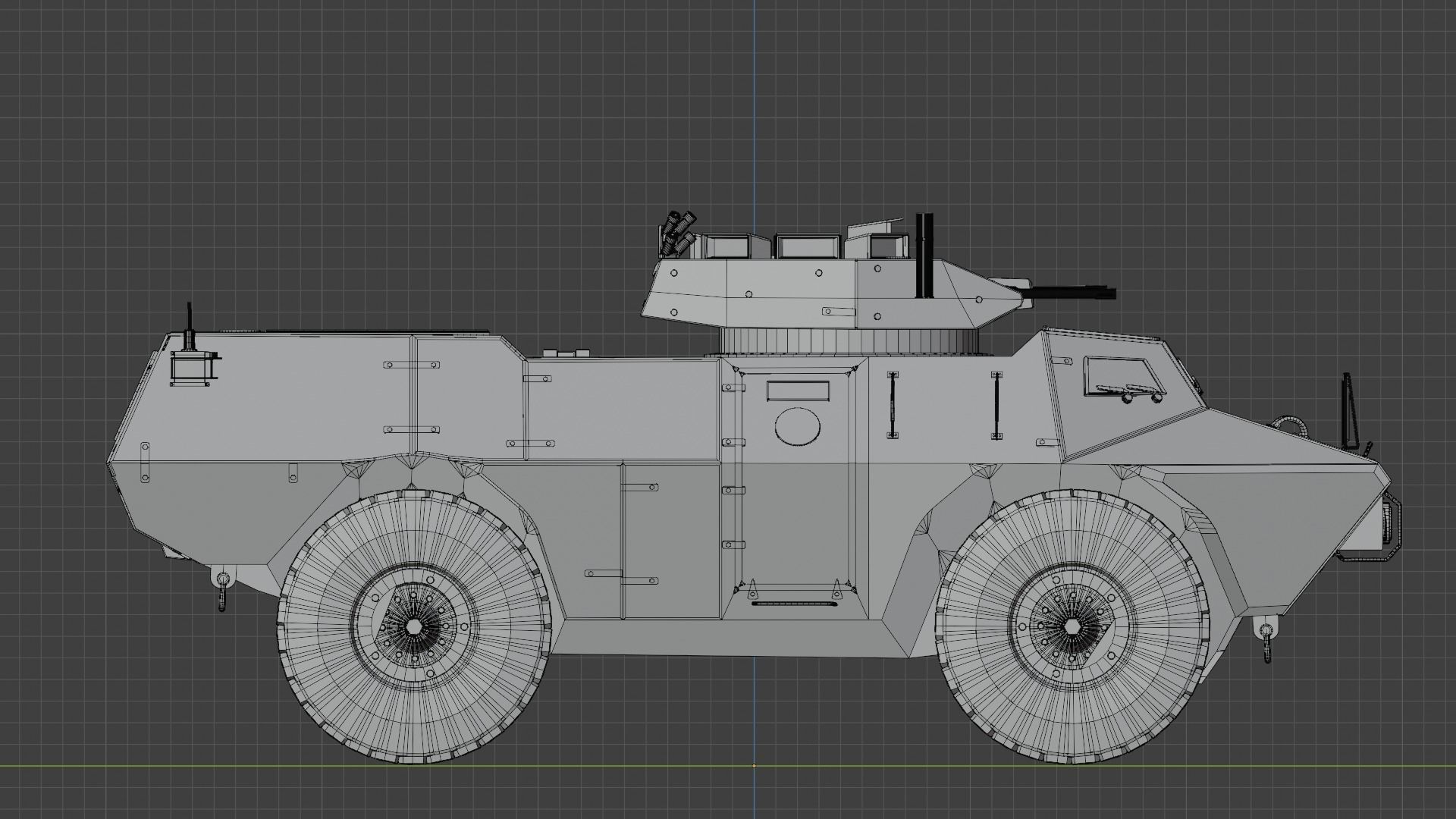 3D model M117 Guardian Armored Security Vehicle VR / AR / low-poly ...