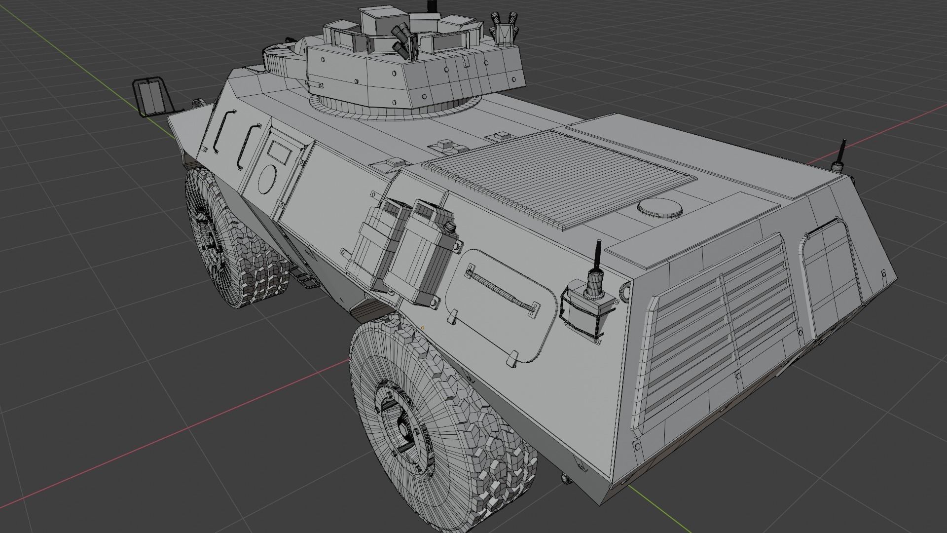 3D model M117 Guardian Armored Security Vehicle VR / AR / low-poly ...