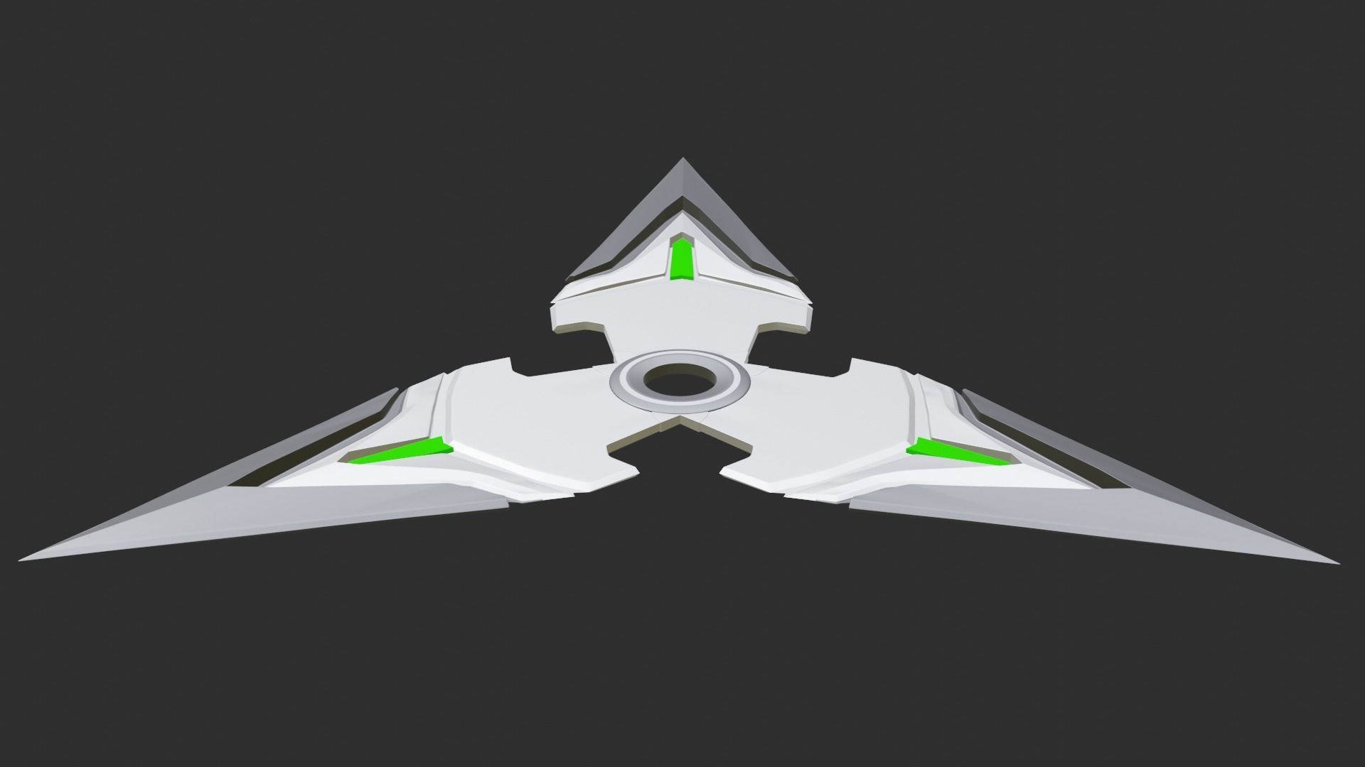 genji shuriken 3D model | CGTrader