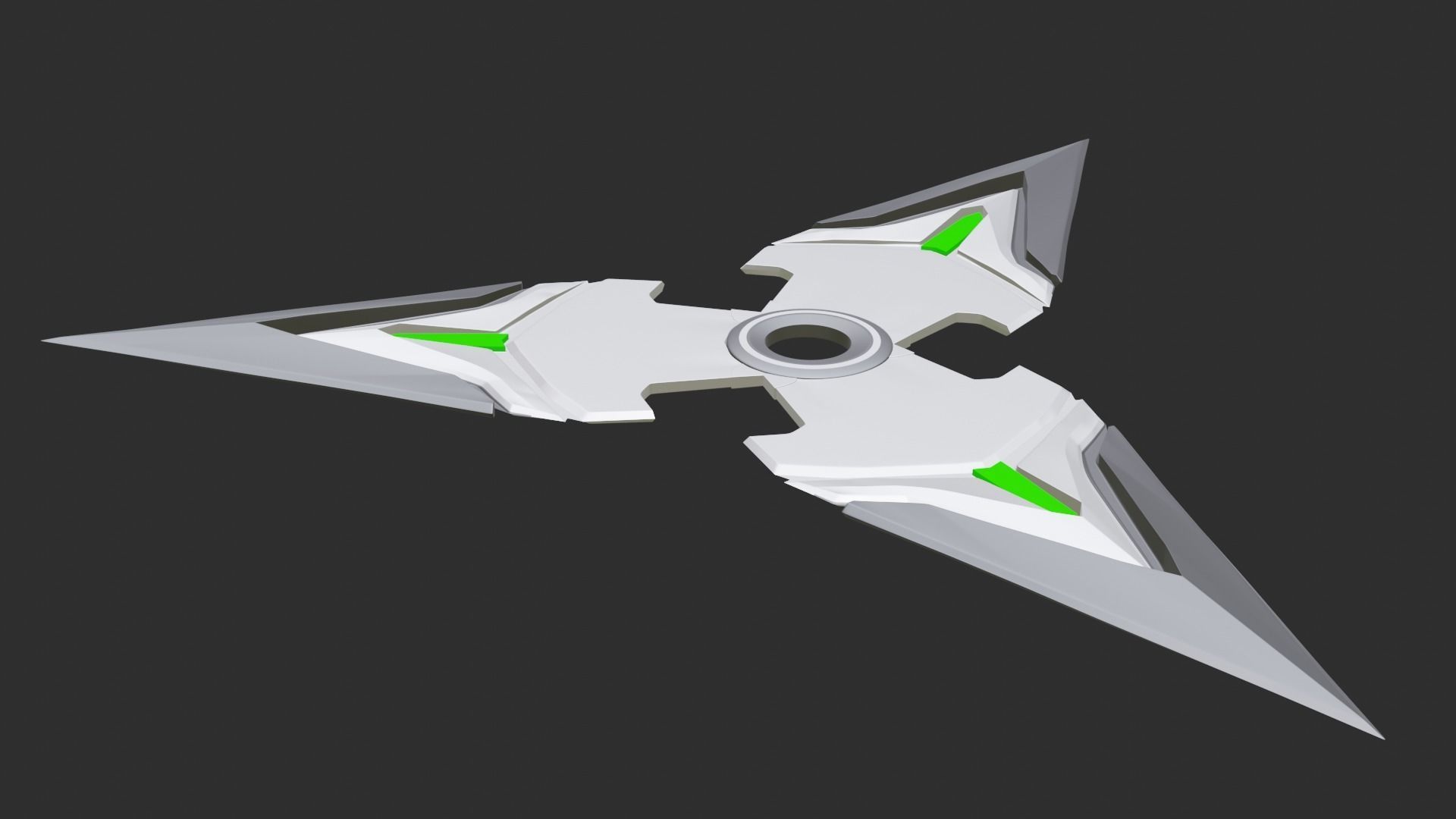 genji shuriken 3D model | CGTrader
