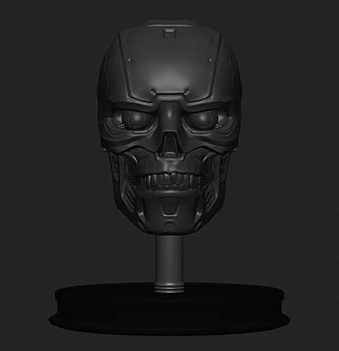 Terminator Rev-9 Head 3D model 3D printable | CGTrader
