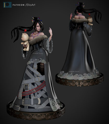 Lulu From FFX Version 1 3D Model 3D Printable CGTrader
