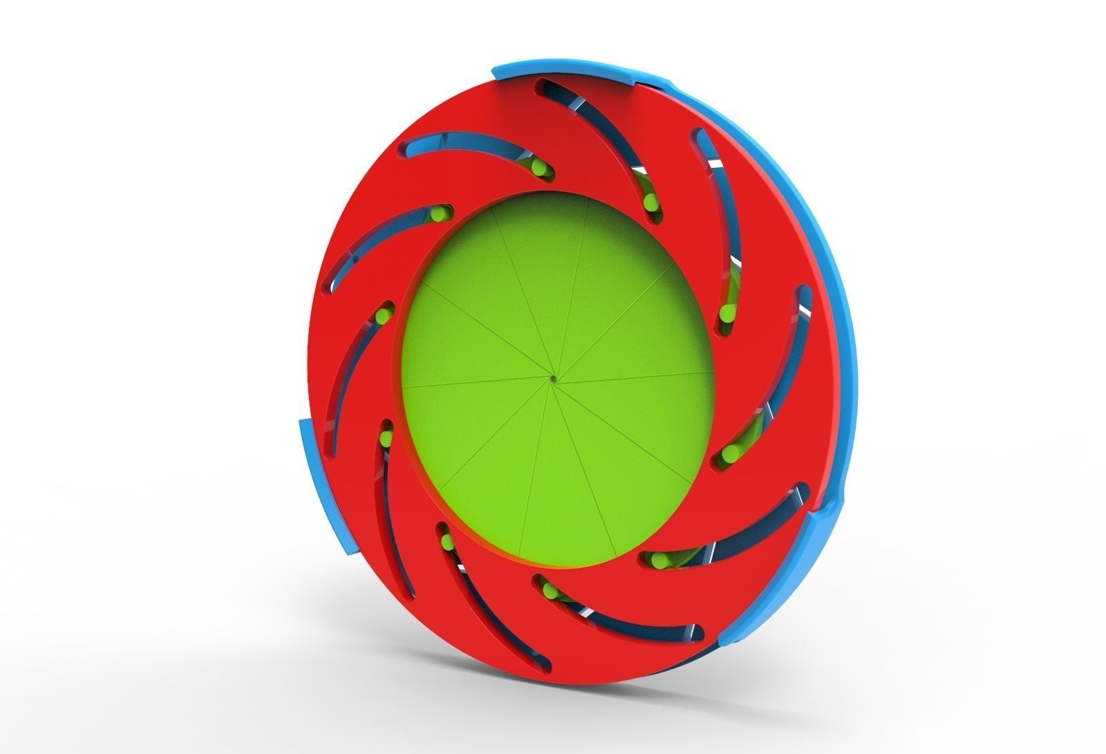 iris diaphragm mechanism 3D model 3D printable CGTrader