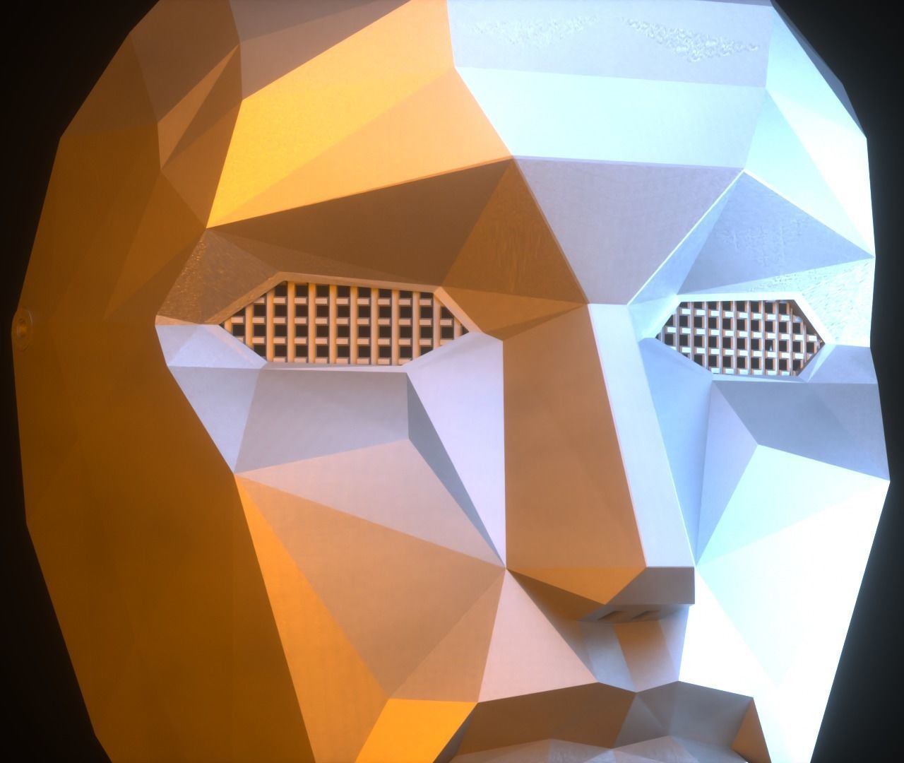 3D model Frontman Mask - Squid Game VR / AR / low-poly | CGTrader